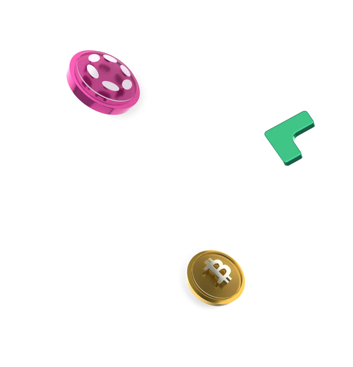 3D Crypto Tokens